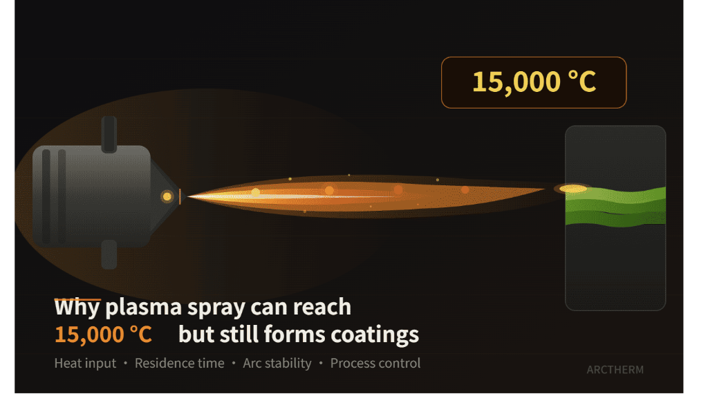 Why Plasma Spray Can Reach 15,000°C but Still Forms Coatings?
