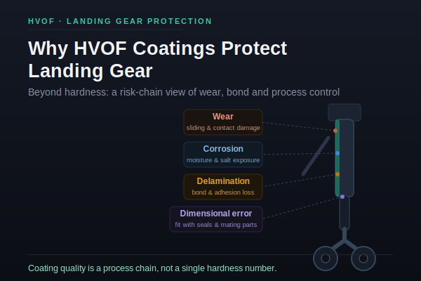 Why Are HVOF Coatings Used in Landing Gear Protection?