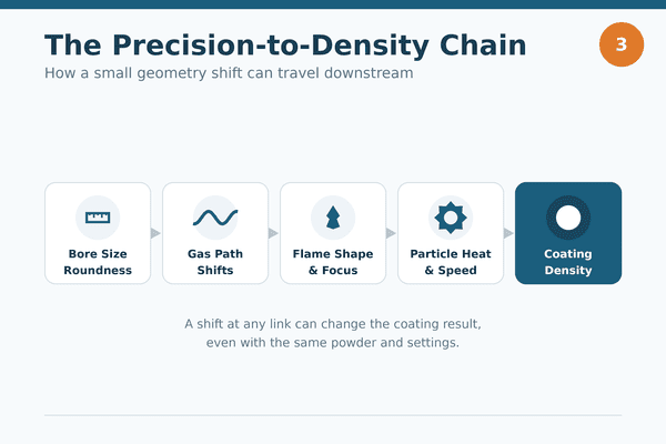 precision errors flame stability particle behavior HVOF precision errors flame stability particle behavior HVOF