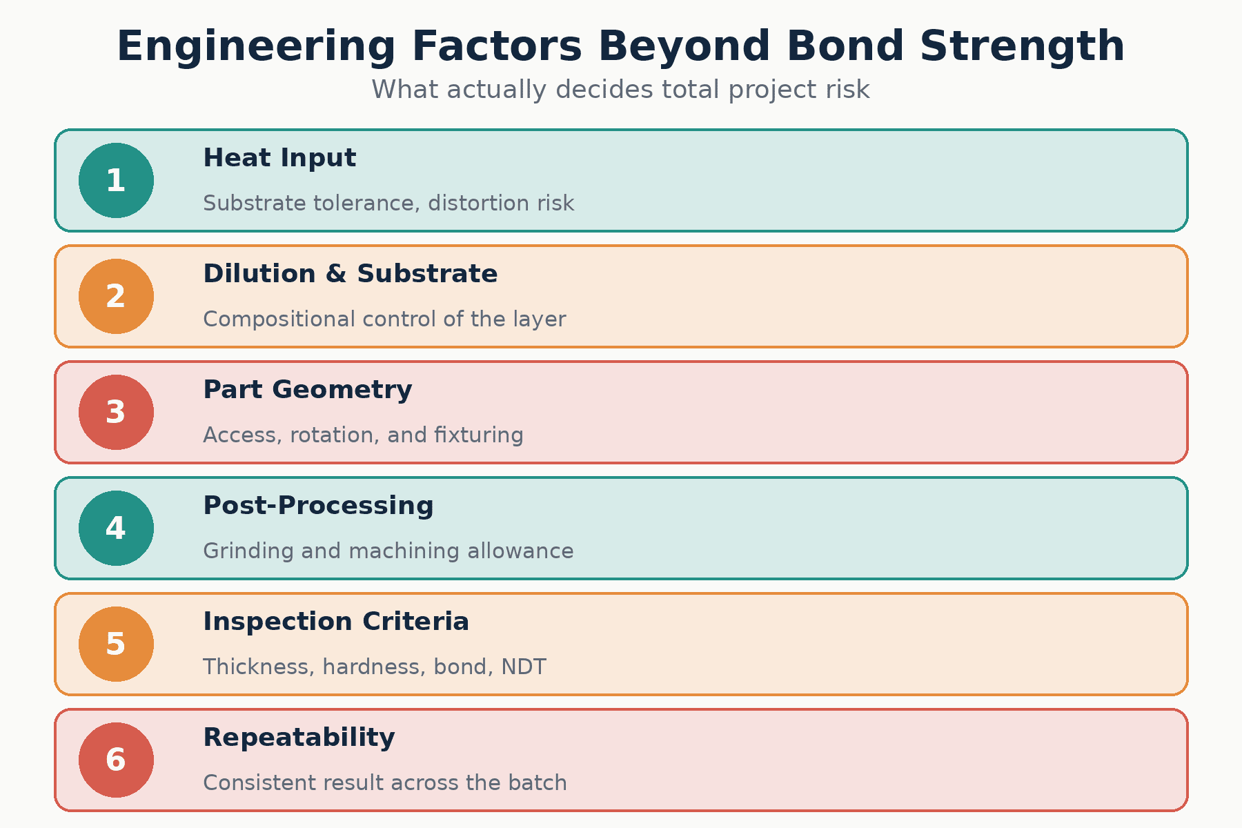 Thermal Spray vs Laser Cladding engineering factors beyond coating thickness