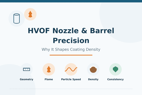 Why Does Precision Matter in the Impact of High-Quality Nozzles and Barrels on HVOF Coating Density?